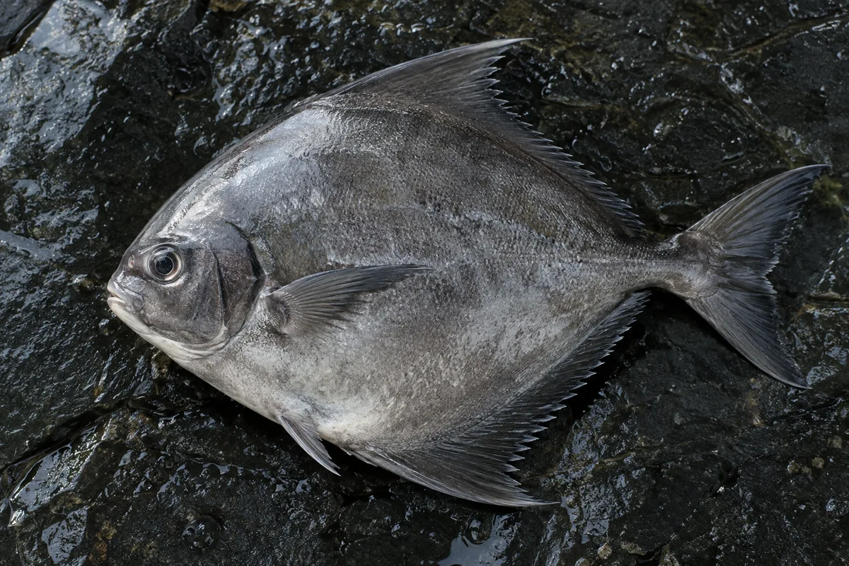 Black Pomfret — Whole catch · representative