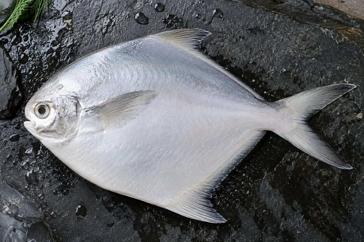 White Pomfret — Whole catch · representative